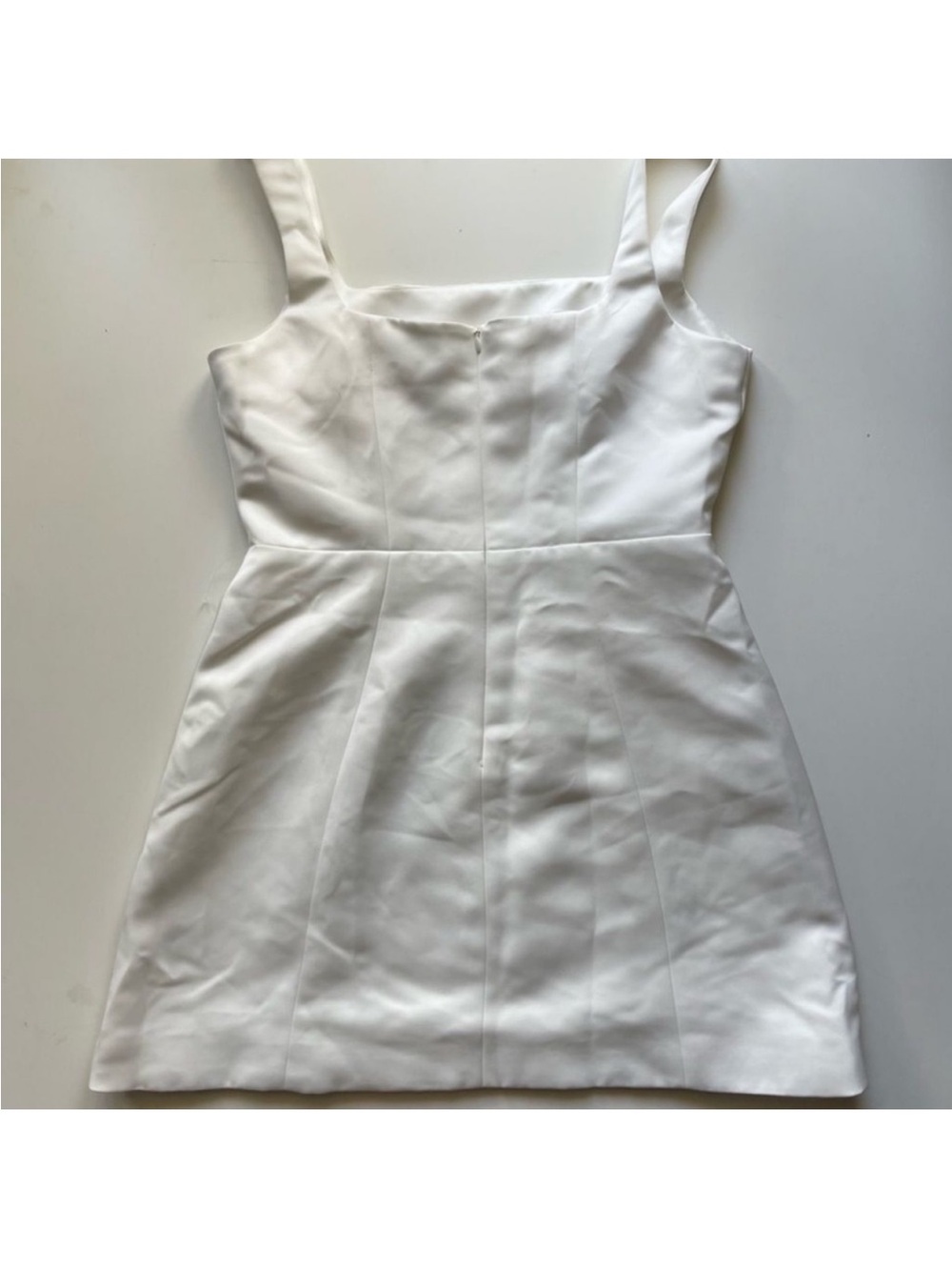 Elliatt Amelie Square Neck Cocktail Mini Dress White L - Picture 5 of 11